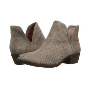 Lucky Brand Baley Taupe Ankle Booties | Coastal Cowgirl